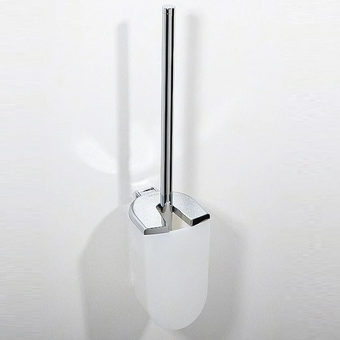  Туалетный ершик Keuco Elegance 11664010100 откидной с крышкой, колба пластик 