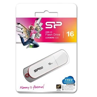  USB-флешка Silicon Power LuxMini 320 SP016GBUF2320V1N 16Gb USB 2.0, Зеленый 