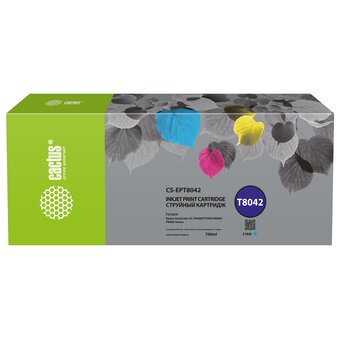  Картридж Cactus T8042 (CS-EPT8042) струйный голуб.пигм. (700мл) для Epson SureColor SC-P6000/7000/8000/9000 