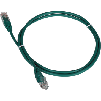  Патч-корд TWT (TWT-45-45-0.5-GN) TWT UTP кат.5e, с заливными колпачками, 0.5 м, зеленый 