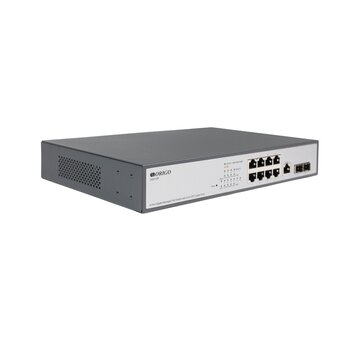  Коммутатор ORIGO (OS3110P/135W/A1A) управляемый L2 PoE 8x1000Base-T PoE+, 2x1000Base-X SFP, PoE-бюжет 135 Вт 