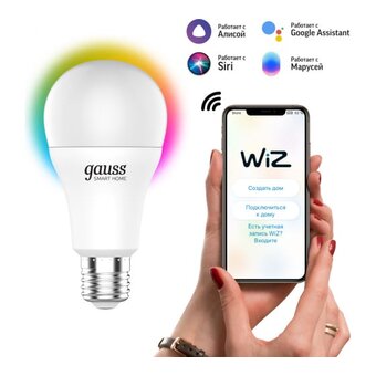  Умная лампа Gauss IoT Smart Home (1180112) E27 10Вт 1055lm Wi-Fi 