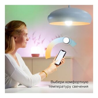  Умная лампа Gauss IoT Smart Home (1080112) E27 10Вт 1055lm Wi-Fi 