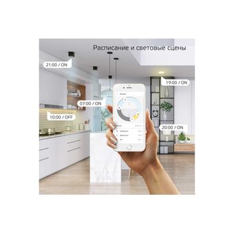  Умный светильник Gauss IoT Smart Home настенно-потолочный (2050112) белый 