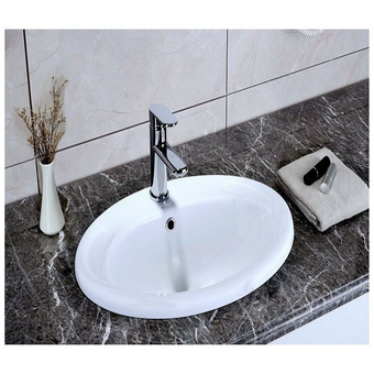  Раковина SCAVOLINI Detail 32000778 встр 93x38см бел/хром 