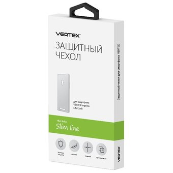  Чехол Vertex Luck/Life BackCover прозрачный VER-CCLCK 