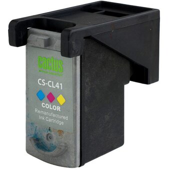  Картридж Cactus CL-41 (CS-CL41) струйный голубой/пурпурный/желтый (18мл) для Canon Pixma MP150/MP160/MP170/MP180/MP210/MP220/MP450/MP460/MP470/iP120 