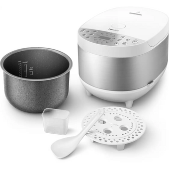  Мультиварка Philips HD4713/40 белый/серебристый 