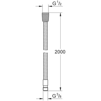  Душевой шланг Grohe Relexaflex 28158000 