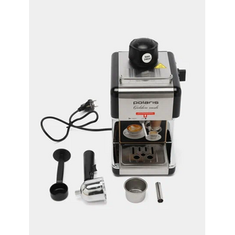  Кофеварка рожковая Polaris PCM 4006A черный 