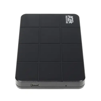  Внешний корпус для HDD/SSD AgeStar 3UB2P1C USB 3.0 2.5" SATAIII пластик, чёрный 