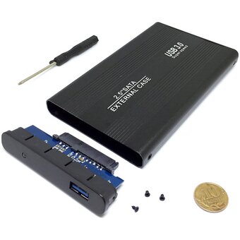  Внешний корпус для HDD/SSD Espada (HU307B) 2,5” SATA6G, USB3.0 (43993) 