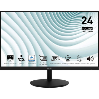 Монитор MSI Pro MP242A (9S6-3PA1CT-205) черный 