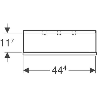  Полка Geberit Smyle Square 500.362.JR.1 