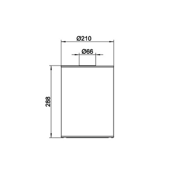  Мусорное ведро Keuco Plan 4989010037 