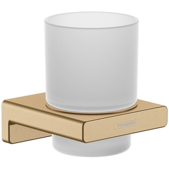  Стакан Hansgrohe AddStoris 41749140 шлифованная бронза 