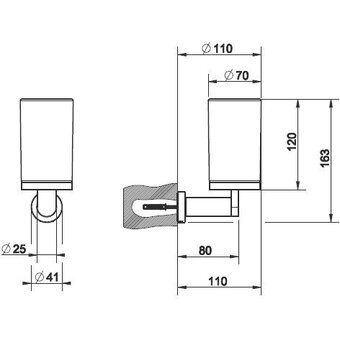  Стакан Gessi Accessories 38809-299 