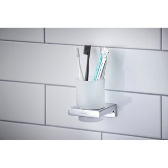  Стакан для зубных щеток AddStoris Hansgrohe 41749000 хром 
