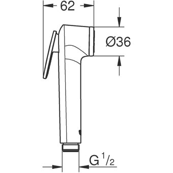  Гигиенический душ Grohe Tempesta-F Trigger Spray 30 27512001 