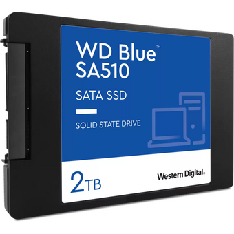  SSD WD Blue WDS200T3B0A 2.0TB, 2.5" 7mm, SATA3, R/W 560/530MB/s, IOPs 95 000/84 000, TBW 500, DWPD 0.1 
