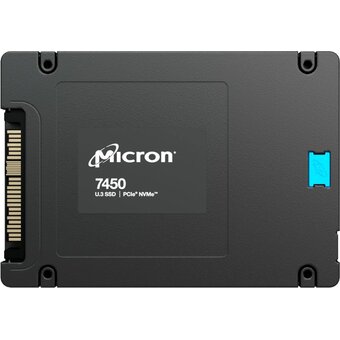  SSD Crucial Micron 7450 Max MTFDKCC3T2TFS-1BC1ZABYYT, 3200GB, U.3(2.5" 15mm), NVMe, PCIe 4.0 x4, 3D TLC, R/W 6800/53 