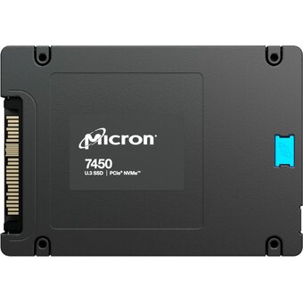  SSD Crucial Micron 7450 Pro MTFDKCC1T9TFR-1BC1ZABYYR, 1920GB, U.3(2.5" 15mm), NVMe, PCIe 4.0 x4, 3D TLC, R/W 6800/27 