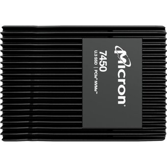  SSD Micron (CRUCIAL) 7450 Max (MTFDKCC1T6TFS-1BC1ZABYYR) 1600GB, U.3(2.5" 15mm), NVMe, PCIe 4.0 x4, 3D TLC, R/W 6800/2700MB/s) 