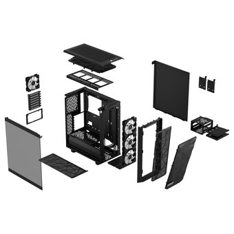  Корпус Fractal Design Meshify 2 Compact RGB Black TG Light Tint FD-C-MES2C-06 (703693) 