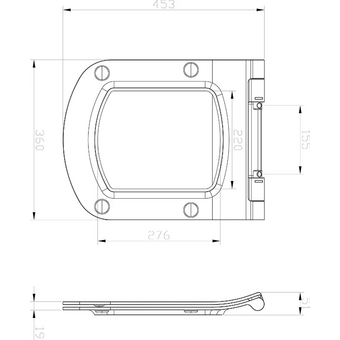  Крышка-сиденье Ravak Classic Slim X01673 белое 