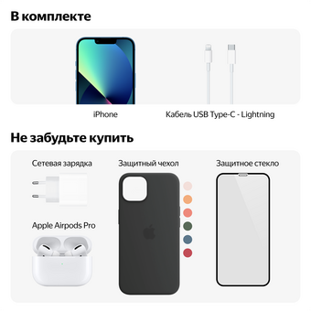  Смартфон Apple A2629 iPhone 13 mini (MLDE3CH/A) 128Gb 4Gb розовый 
