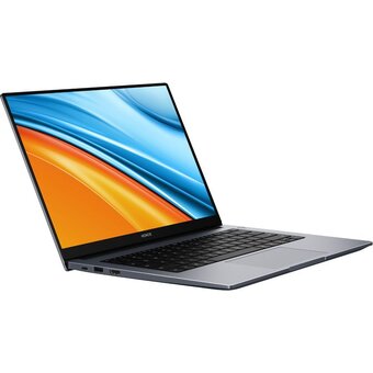  Ноутбук Honor MagicBook 14 NMH-WDQ9HN (5301AFVH) Ryzen 5 5500U 8Gb SSD512Gb AMD Radeon 14" IPS FHD (1920x1080) Free DOS grey WiFi BT Cam 