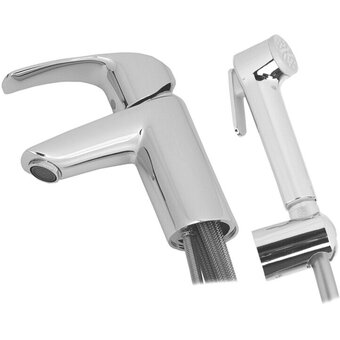  Смеситель для раковины с гигиеническим душем Grohe Eurosmart 2015 23124002 