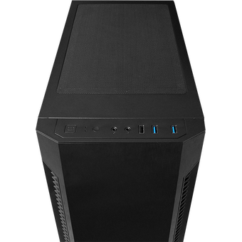  Корпус Chieftec Elox case (AS-01B-OP) ATX, Black, 2xUSB3.2 Gen1 + 1x USB2.0 