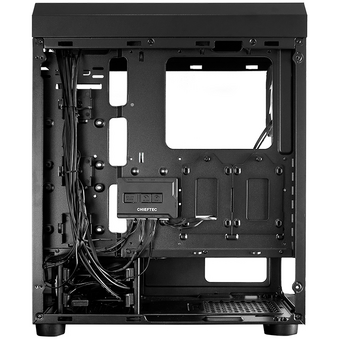  Корпус Chieftec Scorpion 4 (GL-04B-OP) Black, ATX Gaming case, T Glass, 4x RGB fan, MB sync, remote, Mesh Front Panel 