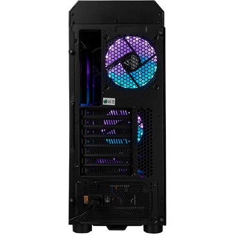  Корпус Chieftec Scorpion 4 (GL-04B-OP) Black, ATX Gaming case, T Glass, 4x RGB fan, MB sync, remote, Mesh Front Panel 
