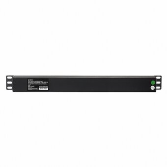  Блок розеток ExeGate ServerPro PDU-19H805 Al-8S-EU3CU-SW (EX280844RUS) 19", 1U, Алюминий, 8 Schuko, кабель с евровилкой VDE-250V-16A-3*1.5mm2, медь 
