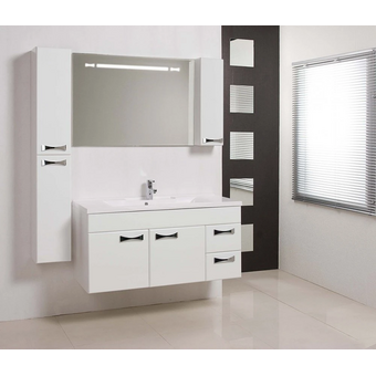  Зеркало Акватон Диор 80 1A168002DR01R0 правостороннее, белое 