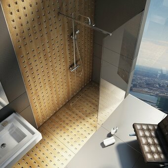  Душевое ограждение RAVAK ST Walk-In Wall GW9WG0C00Z1 блестящий 