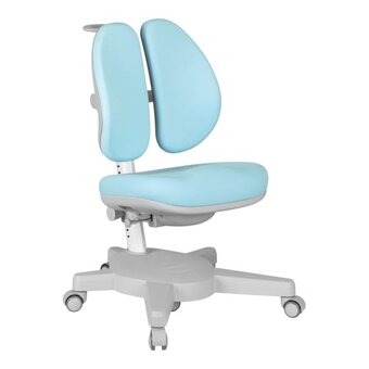  Кресло Cactus CS-CHR-3604BL детское голубой крестов. пластик серый 