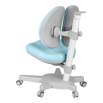  Кресло Cactus CS-CHR-3604BL детское голубой крестов. пластик серый 