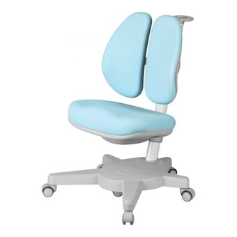  Кресло Cactus CS-CHR-3604BL детское голубой крестов. пластик серый 