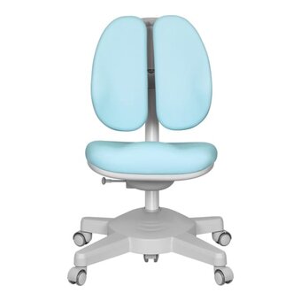  Кресло Cactus CS-CHR-3604BL детское голубой крестов. пластик серый 