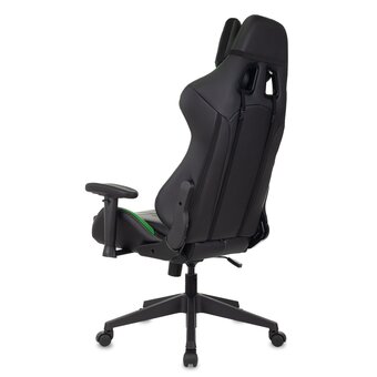  Кресло Zombie Viking 5 Aero LGreen игровое черный/салатовый искусственная кожа 