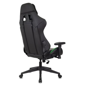  Кресло Zombie Viking 5 Aero LGreen игровое черный/салатовый искусственная кожа 