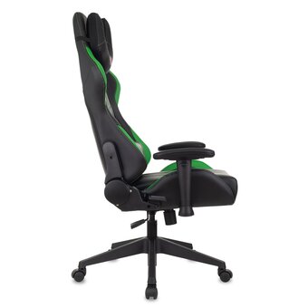  Кресло Zombie Viking 5 Aero LGreen игровое черный/салатовый искусственная кожа 