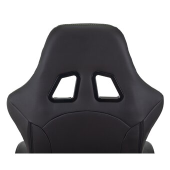  Кресло Zombie Viking 5 Aero LGreen игровое черный/салатовый искусственная кожа 