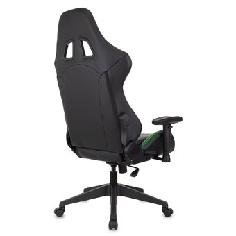  Кресло Zombie Viking 5 Aero LGreen игровое черный/салатовый искусственная кожа 