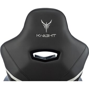  Кресло Knight Thunder 5X B игровое черный эко.кожа крестов. металл 
