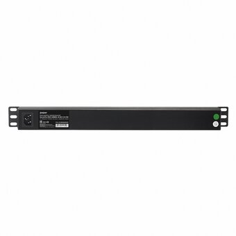  Блок розеток ExeGate ServerPro PDU-19H801 Al-8S-C14-SW (EX280840RUS) (19", 1U, Алюминий, 8 Schuko, С14, выкл. с подсветкой, черный, RTL) 
