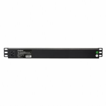  Блок розеток ExeGate ServerPro PDU-19H808 Al-8C13-C14-SW (EX280854RUS) (19",1U, Алюминий, 8 IEC 320 C13, С14, выкл. с подсветкой, черный, RTL) 